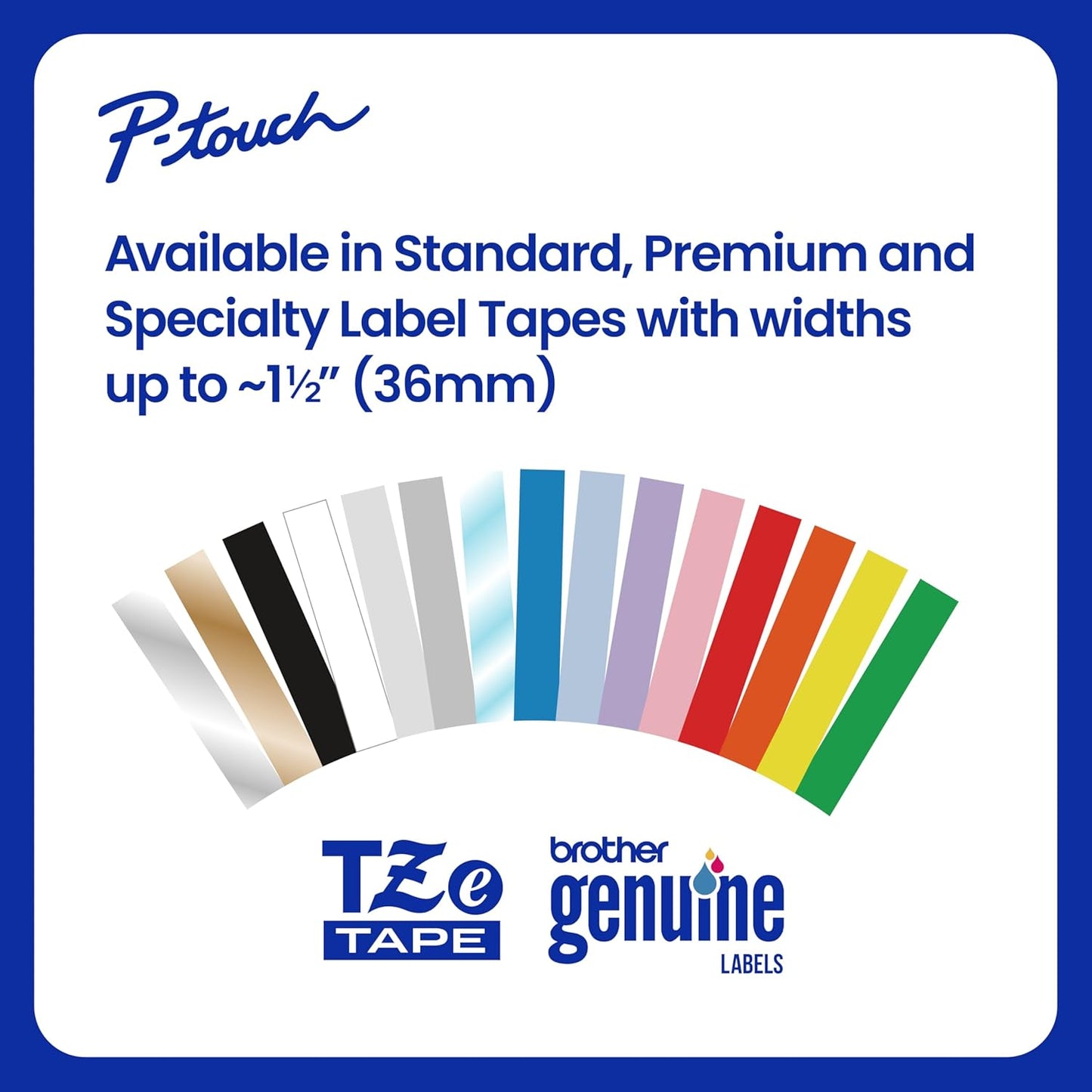 Brother Genuine P-Touch TZE-131 Tape, 1/2" (0.47") Standard Laminated P-Touch Tape, Black on Clear, Perfect for Indoor or Outdoor Use, Water Resistant, 26.2 Feet (8M), Single-Pack, TZe131