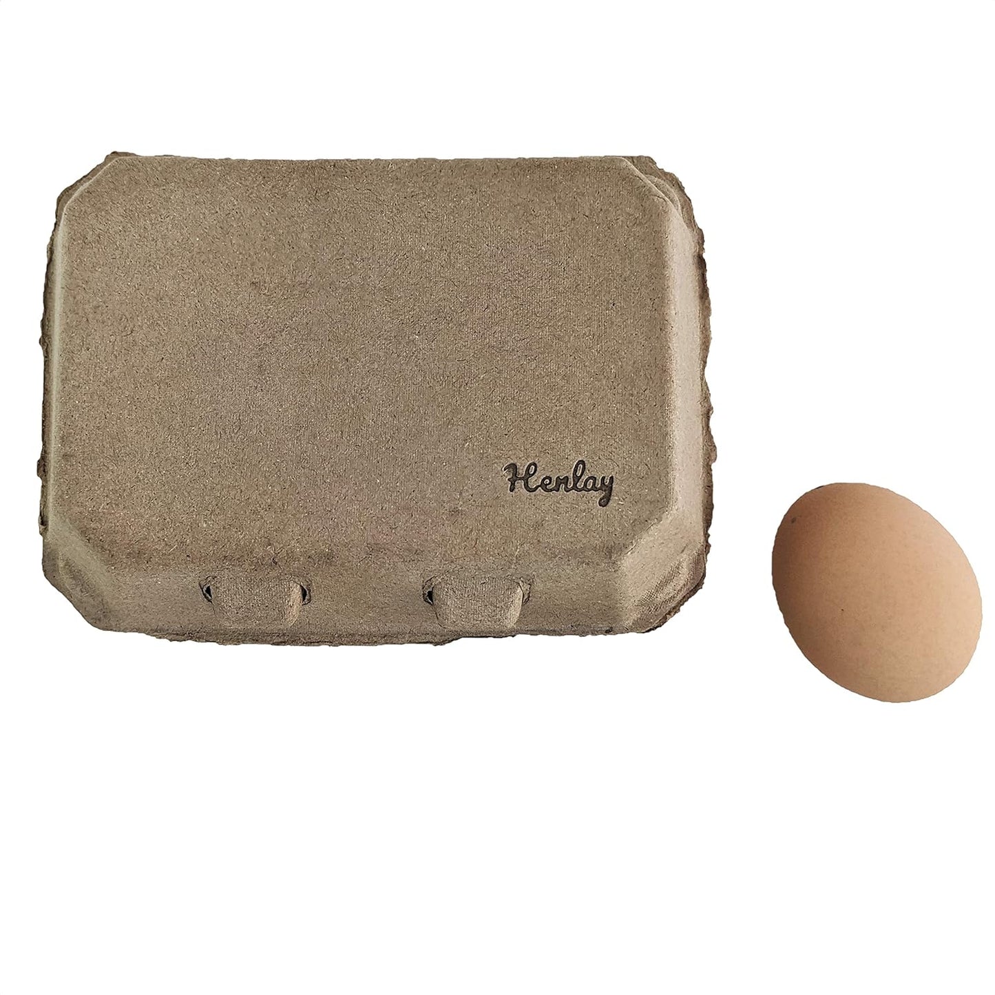 Half Dozen Blank Egg Cartons – 6-Pack Flat Top Half-Dozen Holder, Recyclable Pulp, Ideal for Farm-Fresh Eggs, DIY Custom Labeling, Eco-Friendly Storage - 100 Pack