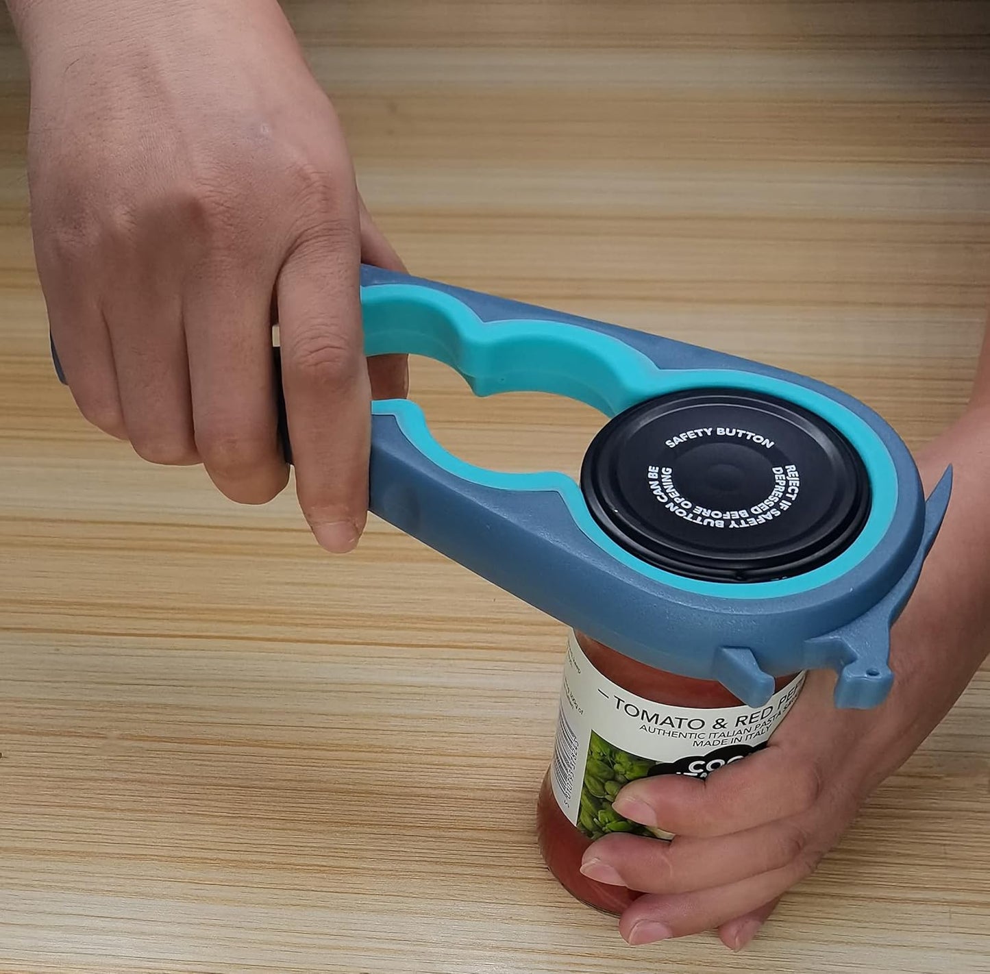 Latest Jar Opener and 5 in 1 Bottle Opener with Rubber Jar gripper Pad Ideal for Seniors with arthritis Weak Hands and Low Strength