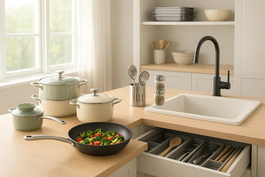 Elevate Every Meal with Stylish Cookware and Organized Kitchens