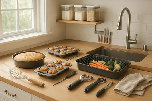Elevate Your Kitchen Style with Bakeware, Gadgets, and Storage Tips