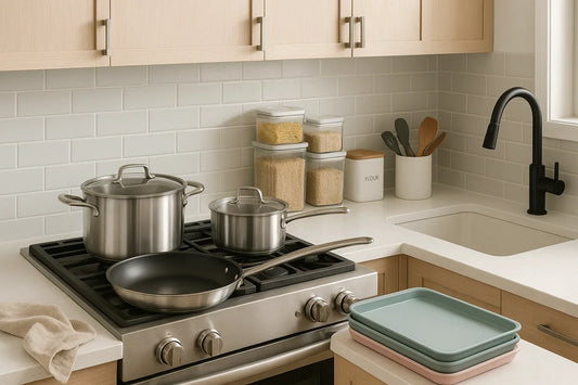 Elevate Your Kitchen Style with Smart Storage and Cookware Tips