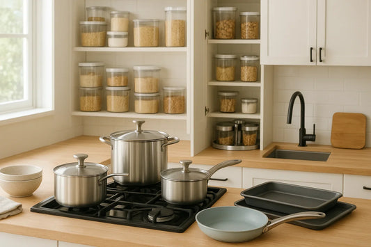 Elevate Your Kitchen Style with Smart Storage and Cookware Tips