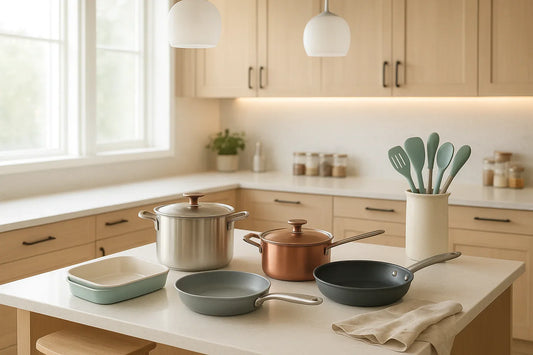 Elevate Your Kitchen Style with Modern Cookware and Decor