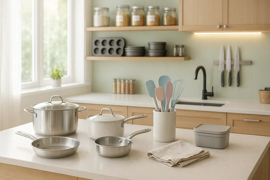 Upgrade Your Kitchen with Stylish Cookware Utensils and Storage Ideas