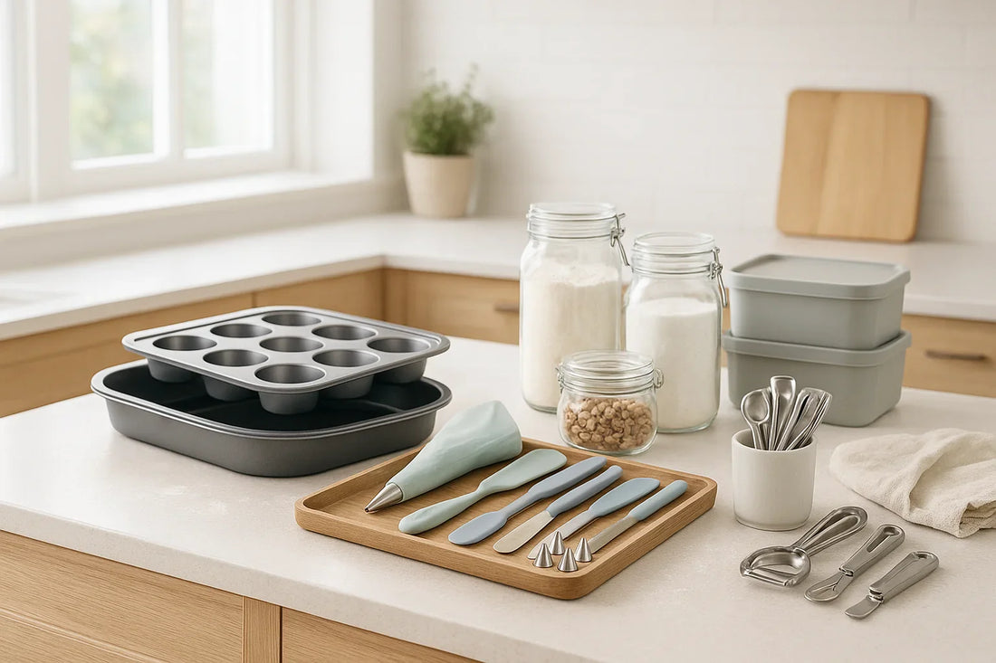 Elevate Your Kitchen Style with Tools for Baking and Storage