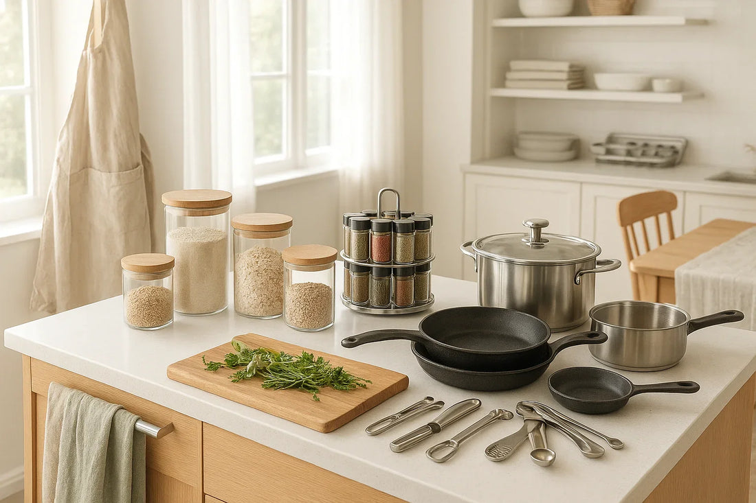 Transform Your Kitchen with Stylish Storage, Cookware, and Linens