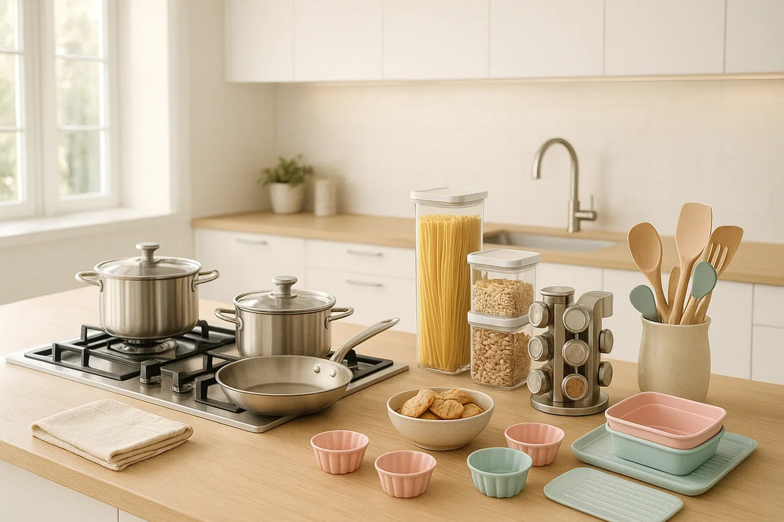 Elevate Your Kitchen Game with Stylish Tools and Storage