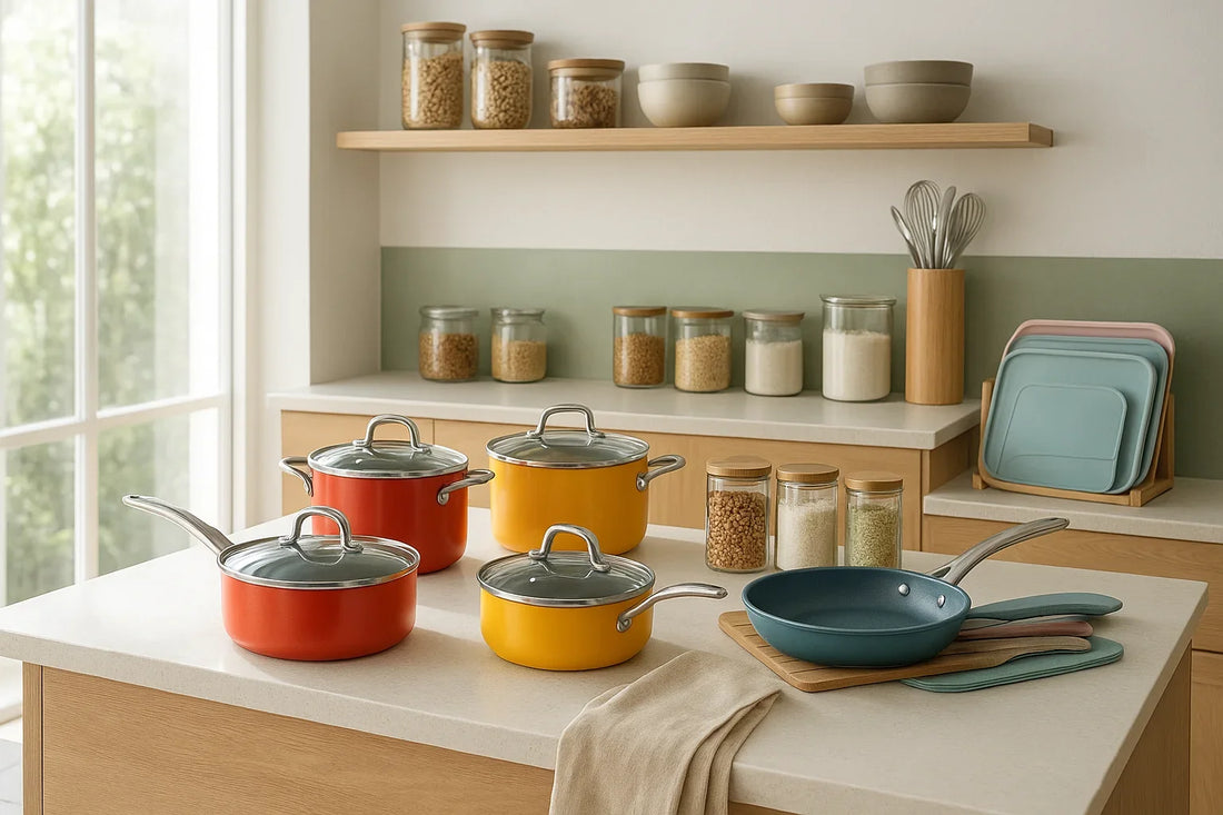 Elevate Your Kitchen Style with Chic Cookware and Storage Solutions