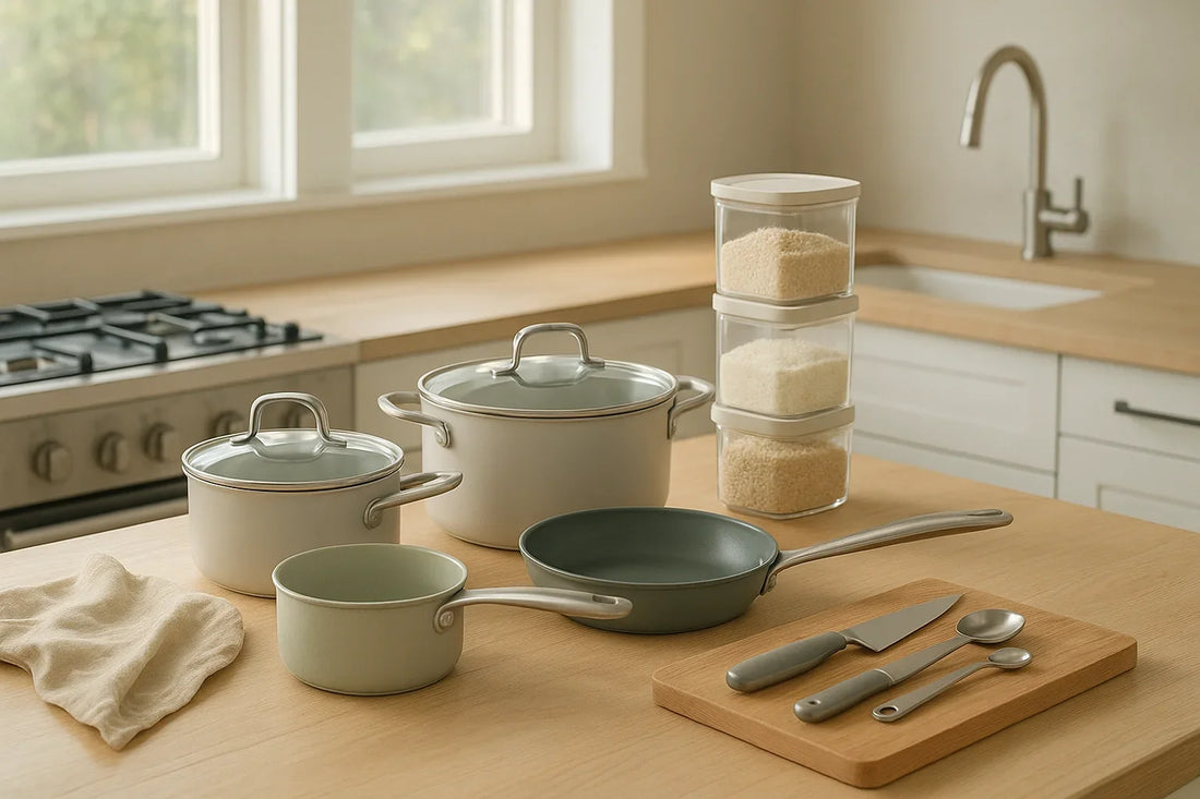 Elevate Your Kitchen Game with Stylish Cookware and Storage Solutions