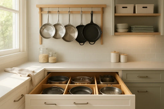 Upgrade Your Kitchen with Stylish Cookware Storage Solutions