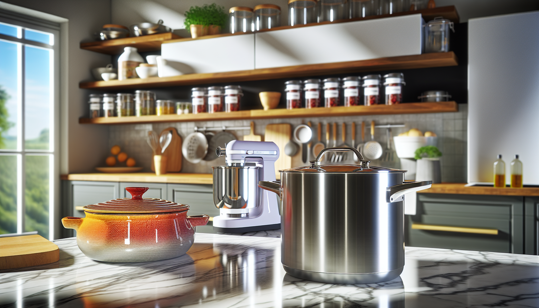Elevate Your Kitchen: Cookware, Gadgets & Storage Tips
