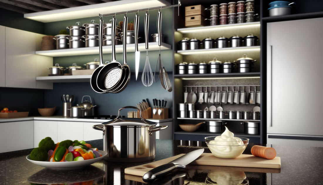"Transform Your Kitchen with Cookware, Utensils, and Storage Solutions"
