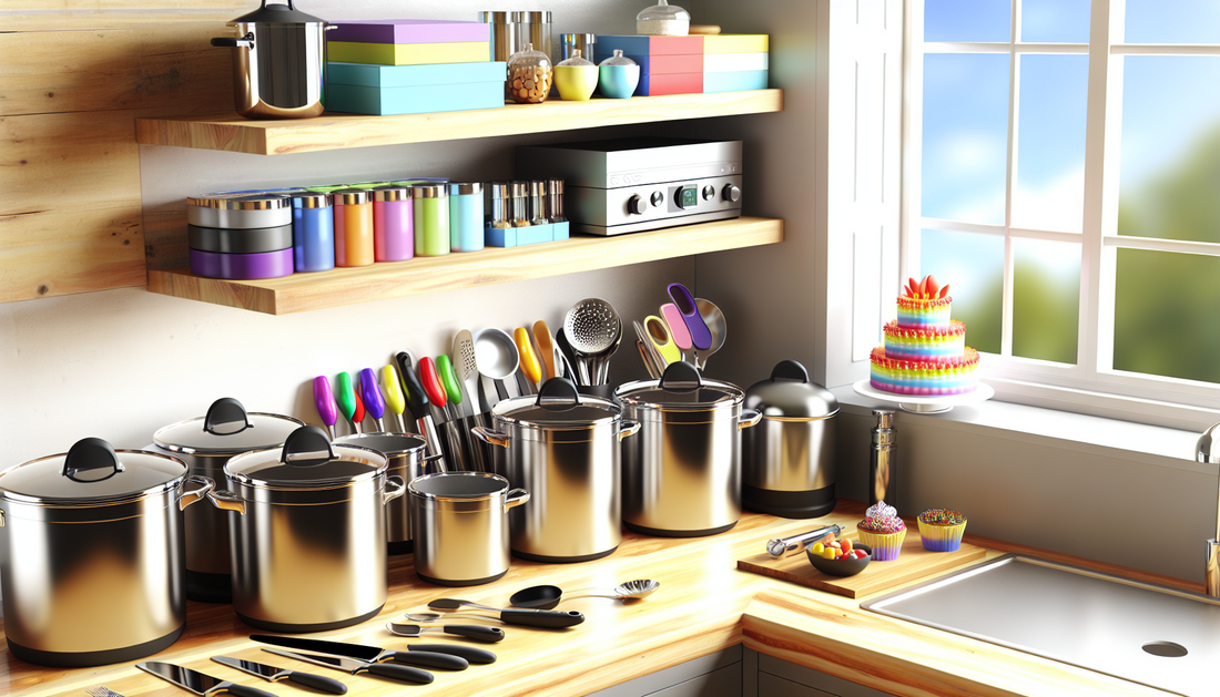Elevate Your Kitchen: Cookware, Gadgets & Cake Artistry