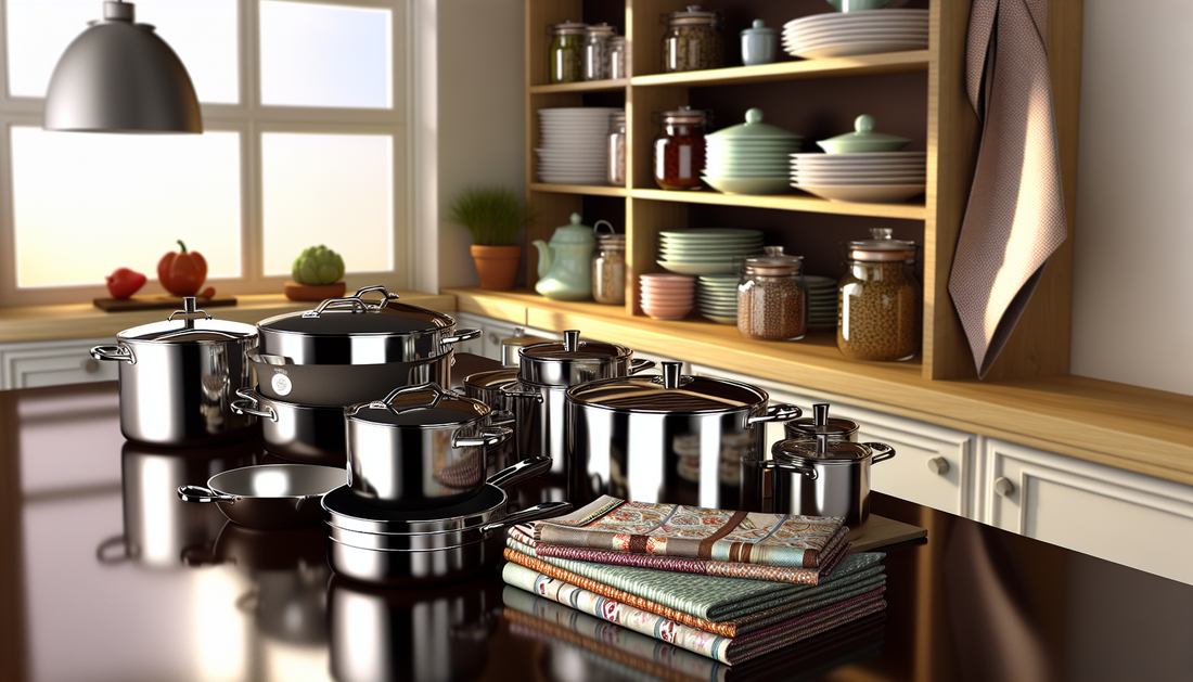 Elevate Your Kitchen: Cookware, Linens & Storage Tips