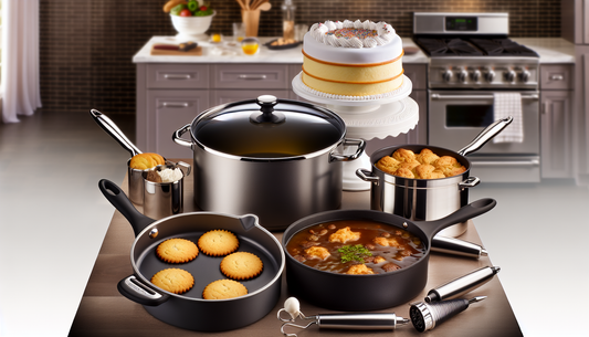 "Revamp Your Home Cooking with Essential Bakeware and Cookware"