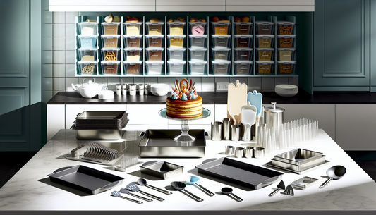 "Elevate Your Kitchen: Stylish Tools for Baking & Organization"