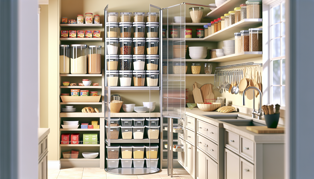Smart storage solutions, cabinet organizers, pantry makeovers