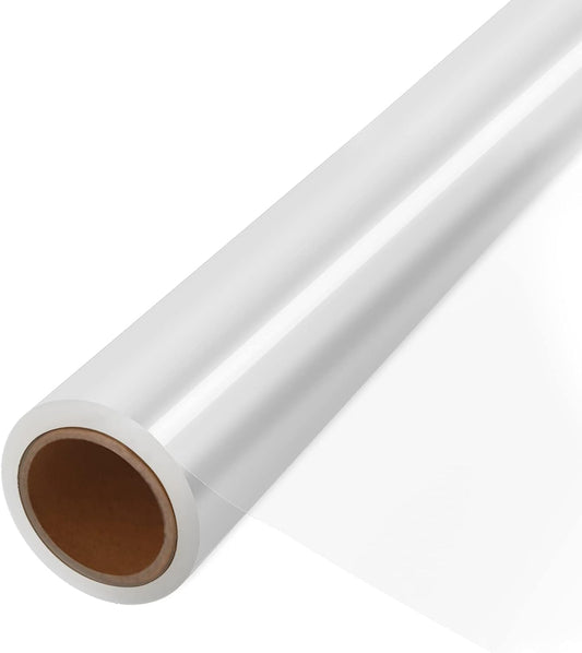 JOYIT 100' Long X 17.5” Wide Clear Cellophane Wrap Roll - 3 Mil Thicker Cellophane Roll, Clear Bags for Gifts Baskets Wrap, Flower Arts Crafts Food Treats Wrapping