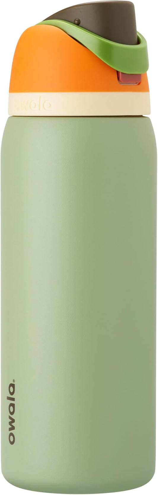 Owala FreeSip Insulated Stainless Steel Water Bottle with Straw, BPA-Free Sports Water Bottle, Great for Travel, 32 Oz, Camo Cool | Insulated, with Straw, for Sports, Travel, and School, BPA-Free