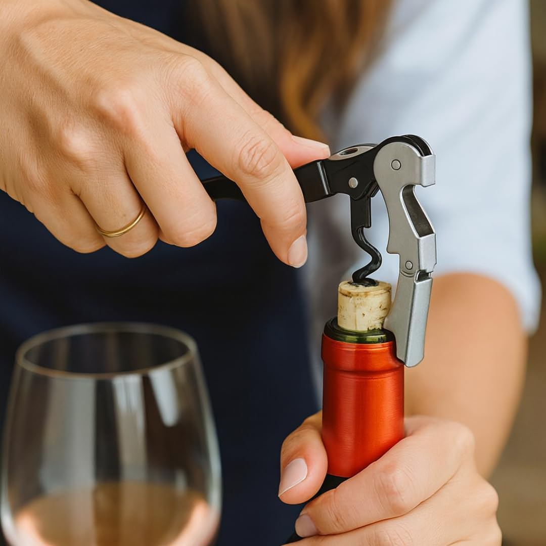 The Wine Chic Engraved Wine Key Corkscrew with Quote and Funny Sayings, Unique Back to School Gifts for Moms and Wine Lovers (Car Line Sommelier)