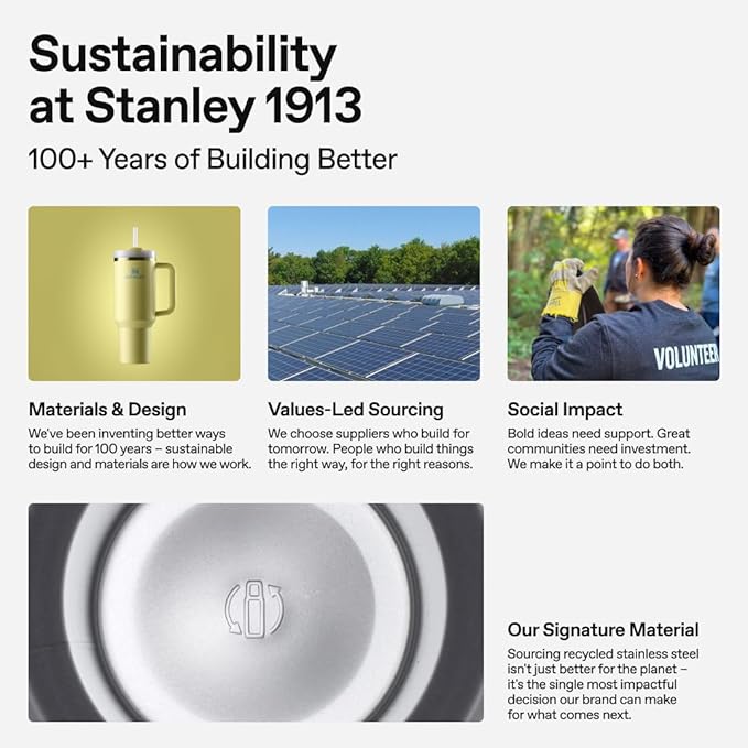 STANLEY Quencher H2.0 Tumbler with Handle and Straw 30 oz | Flowstate 3-Position Lid | Cup Holder Compatible for Travel | Insulated Stainless Steel Cup | BPA-Free | Meadow