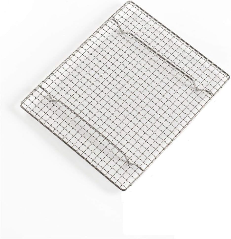 304 Stainless Steel Cooling Rack Versatile Baking Rack Heat Resistant Rust Proof Sturdy Grate 7.8"*7.8"