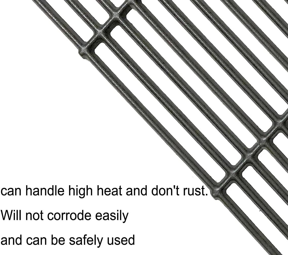 C6505A(4-Pack) 19 3/4" Cast Iron Cooking Grid Grates Replacement for Chargriller 2121, 2123, 2222, 2828, 3001, 3008, 3030, 3725, 4000, 4208, 5050, 5072, 5252, 9020