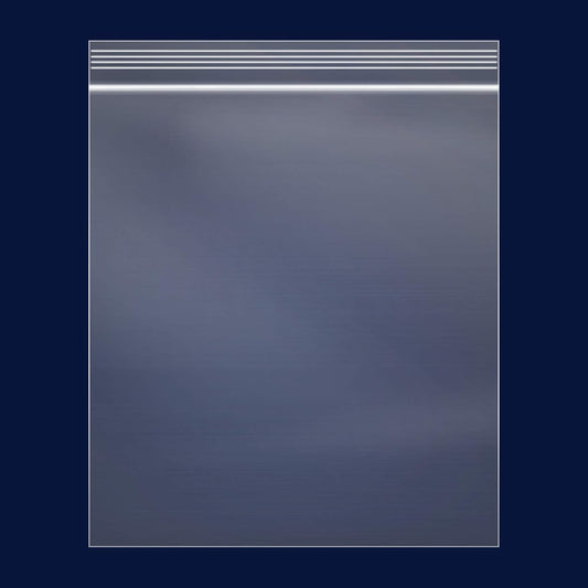 iMailer - 500 Count - 12" x 18" Large Zip Bags - Clear Reclosable Zip Plastic Poly Bags for Storage, Clothing, T-Shirts, Pants