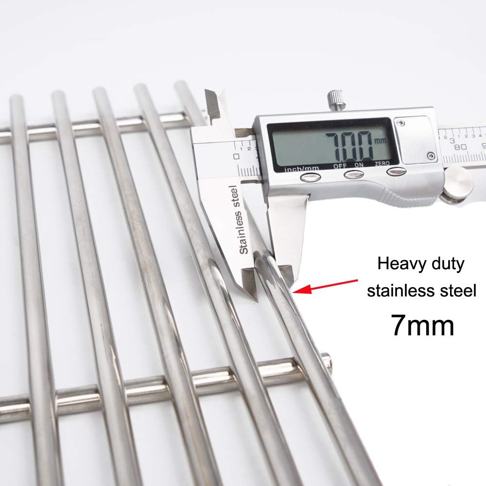 S591SC (3-Pack) 19 1/4" Stainless Steel Wire Cooking Grid Grates Replacement for Brinkmann, Charmglow and Jenn Air 720-0337,720-0512,Kirkland 720-0193 720-0432,720-0025, 720-0108