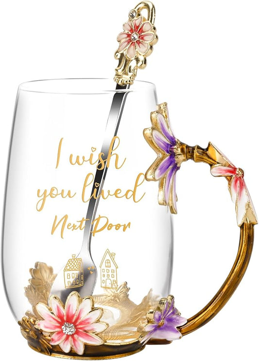 Friendship Gifts for Friends Best Friend Birthday Gifts for Women,Her,BFF,Sisters,Besties Unique Tea Cup