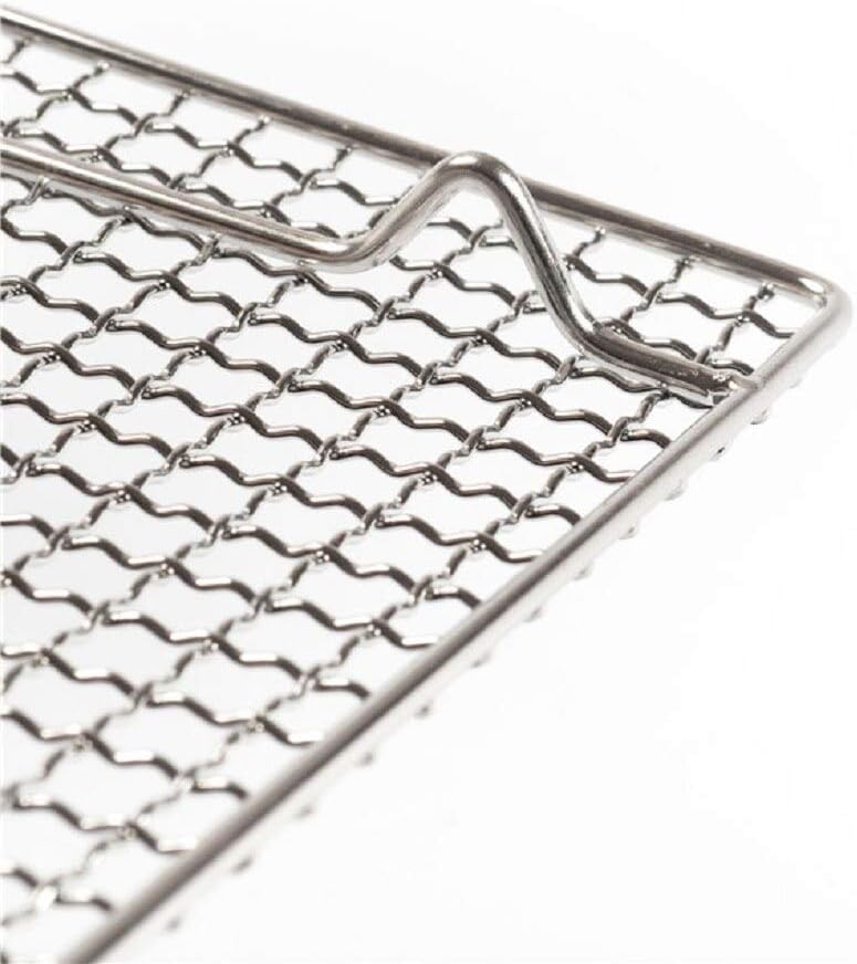 304 Stainless Steel Cooling Rack Versatile Baking Rack Heat Resistant Rust Proof Sturdy Grate 8.7"*6.1"