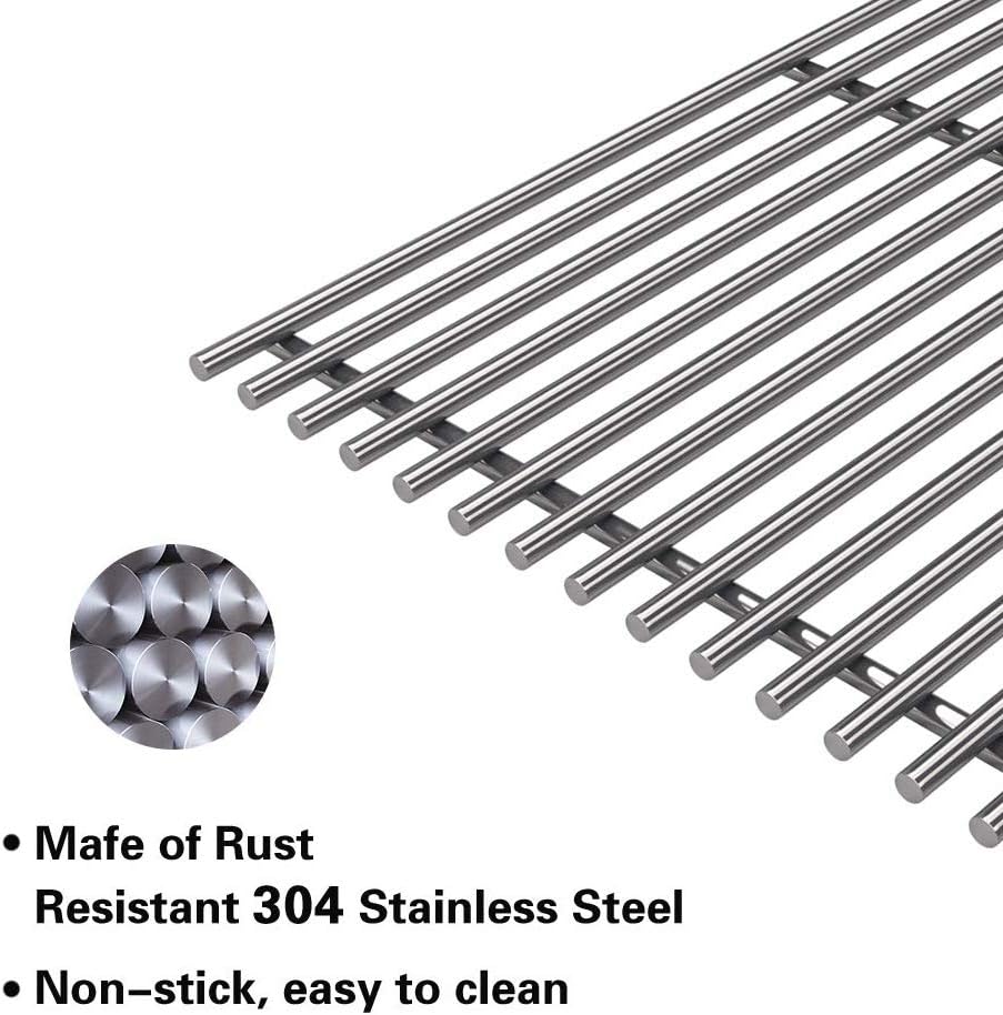 S591SC (3-Pack) 19 1/4" Stainless Steel Wire Cooking Grid Grates Replacement for Brinkmann, Charmglow and Jenn Air 720-0337,720-0512,Kirkland 720-0193 720-0432,720-0025, 720-0108