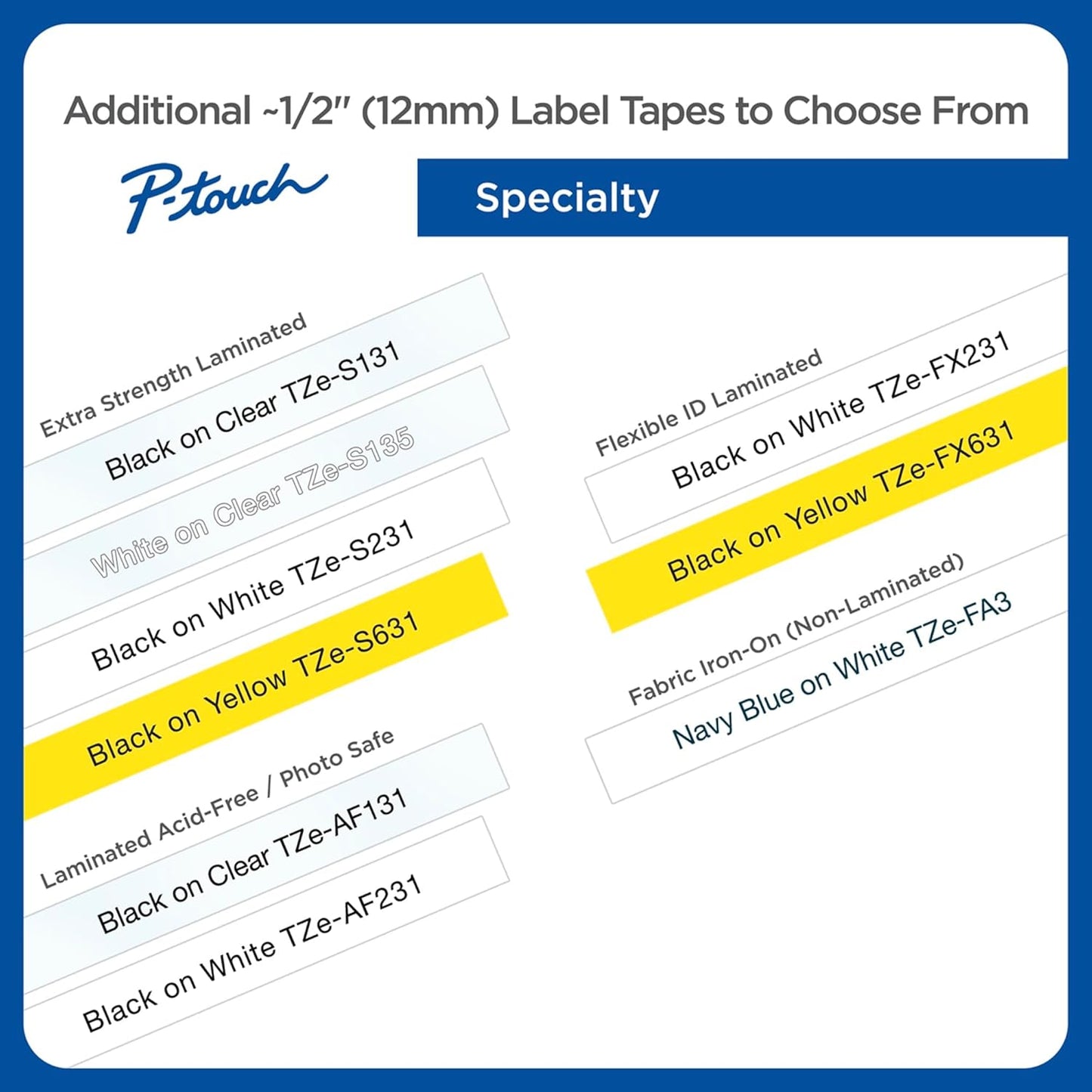 Brother Genuine P-touch TZE-MQG35 Tape, 1/2" (0.47") Wide Standard Laminated Tape, White on Lime Green, Laminated for Indoor or Outdoor Use, Water-Resistant, 0.47" x 16.4' (12mm x 5M), TZEMQG45