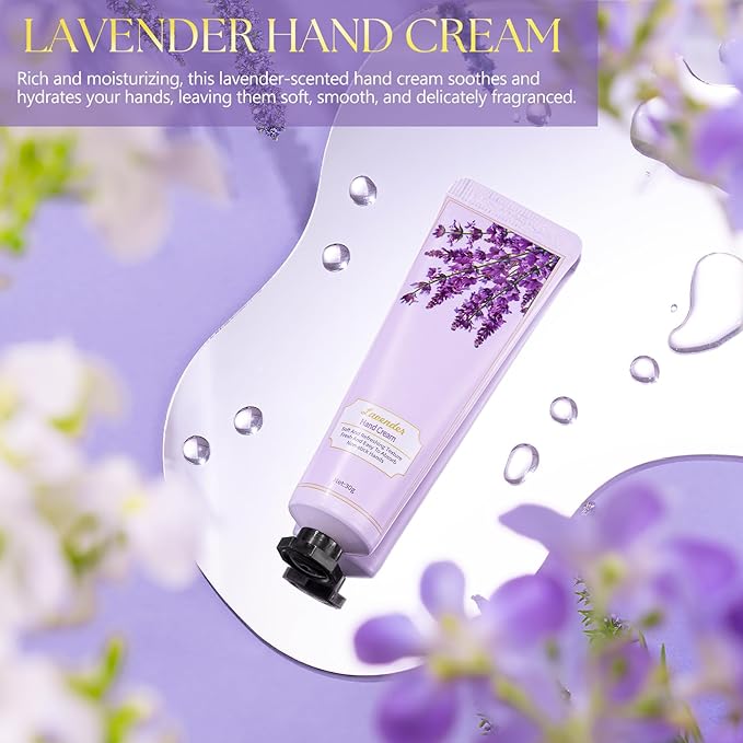 Spa Gifts for Women, 9pcs Happy Birthday Gifts for Women, Unique Birthday Relaxation Mothers Day Gift Christmas Ideas Relaxing Lavender Set Self Care Gift Basket for Her Mom Sister Friend Teacher