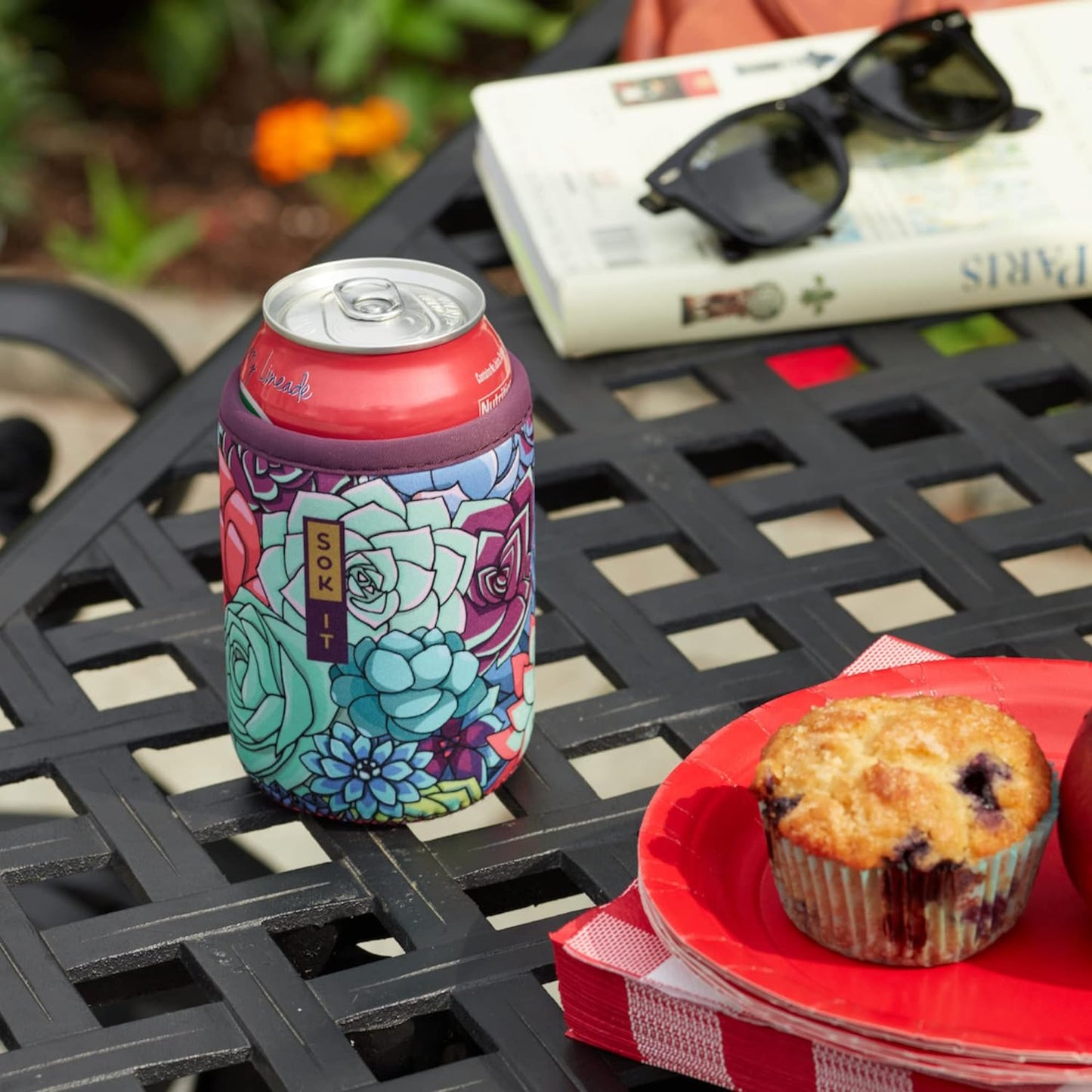 Sok It CanSok Sleeve for Beer & Soda Insulated Neoprene Cover (Starry Splendor, 16oz Can Sleeve)