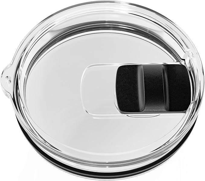20 oz Tumbler Lid for YETI, Replacement Lid for YETI 20oz Tumbler & 10 oz Lowball, 10 oz Mug, Magnetic Spill Proof Cup Covers with Slide Switch, BPA Free (1 Pack)