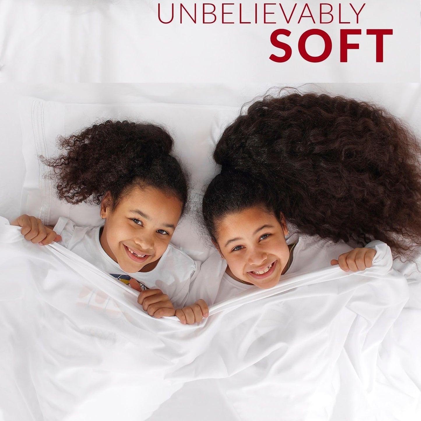 Mellanni Extra Deep King Sheets - 4 PC Iconic Collection Bedding - Hotel Luxury, Ultra Soft, Cooling Bed Sheets - Wrinkle, Fade, Stain Resistant (King, Pinstripe Gray)