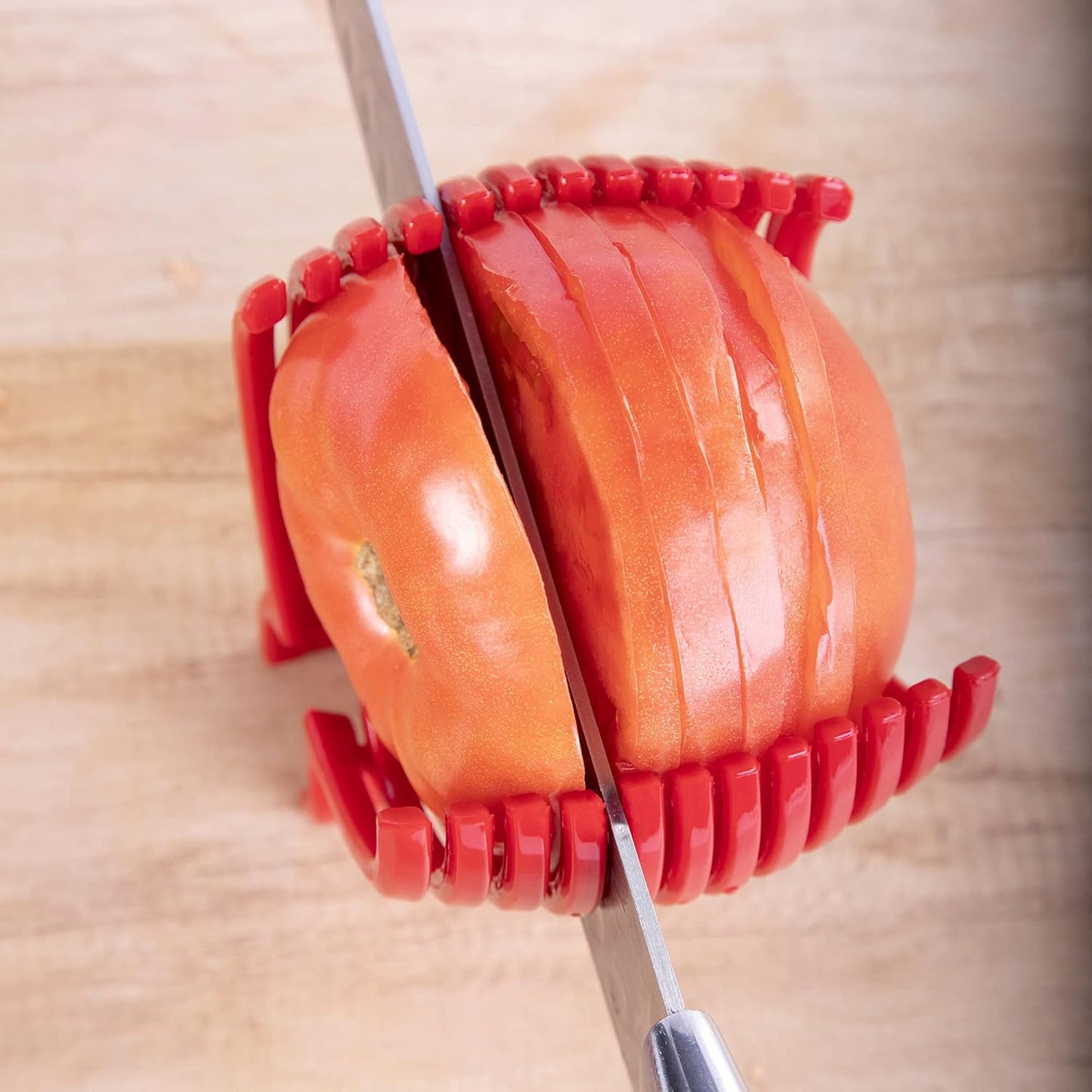 Tomato Slicer Holder Tool Cutting Guide Onion Potato Pepper Prep