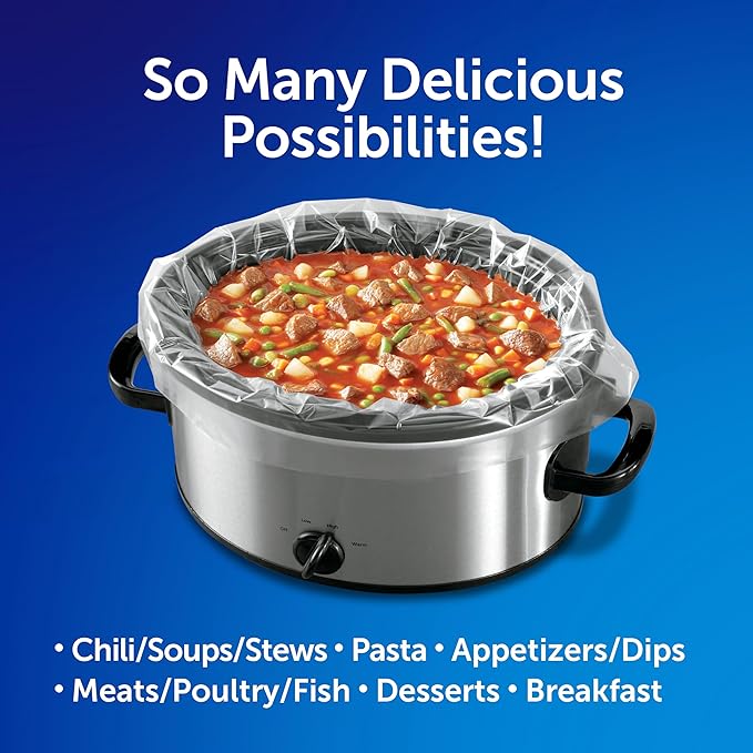 Reynolds Kitchens Slow Cooker Liners, Regular (Fits 3-8 Quarts), 20 Count