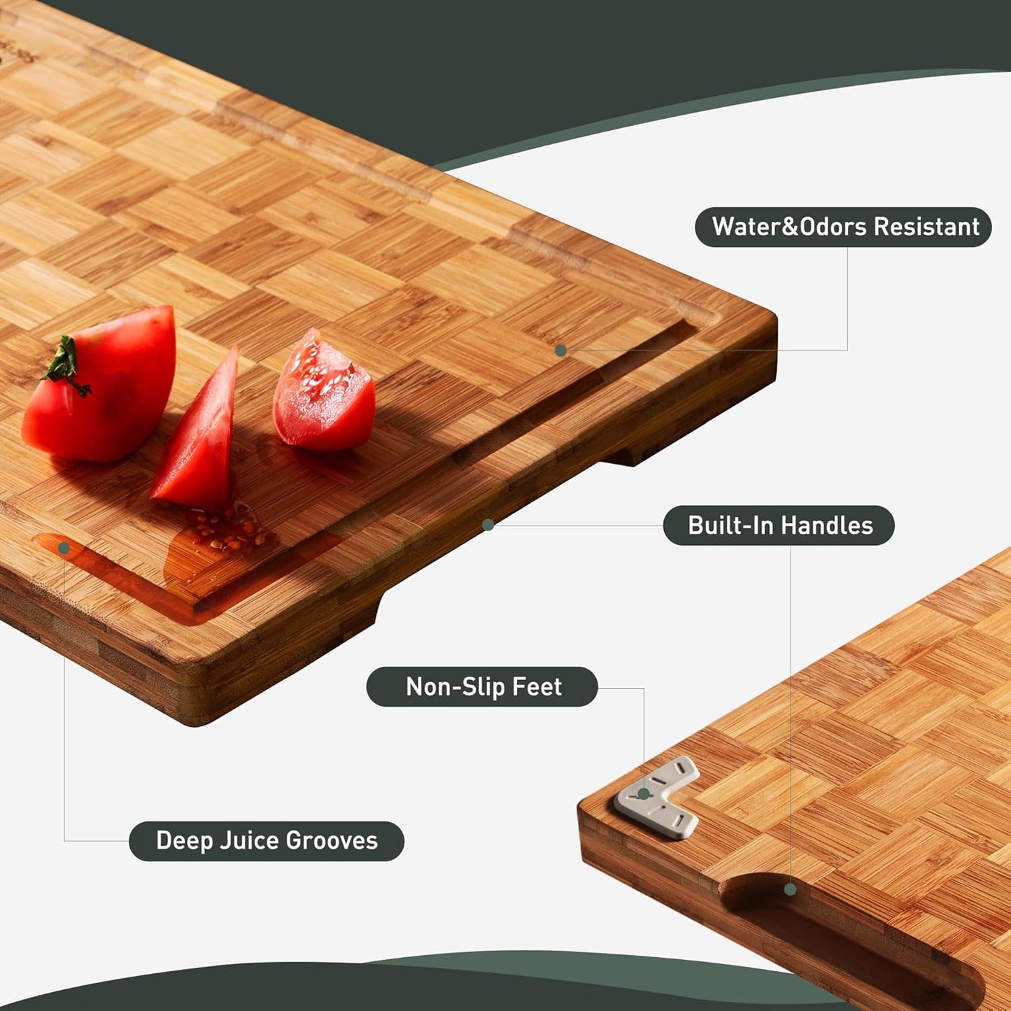 Bamboo Cutting Board Non Slip Over Sink Mother Gifts Best Mama Mommy Bonus Busy Mom Ever Christmas Xmas Birthday Law Step Stepmom Stepmother Have Everything Good Unique Useful Present
