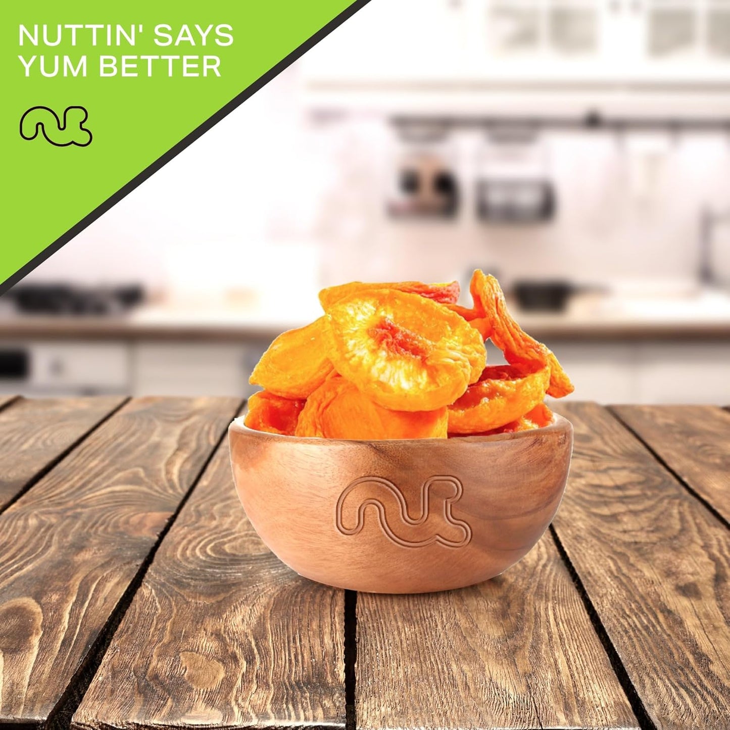 NUT CRAVINGS - Sun Dried California Peaches, No Sugar Added (8oz, 1 Pack) Bulk Dry Fruits Packed Fresh in Resealable Bag - Sweet Healthy Snack, Naturally Grown, Vegan, Kosher