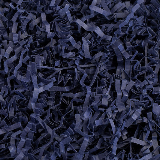 MagicWater Crinkle Cut Paper for Gift Baskets - 2LB - Navy Blue - Perfect for Shredded Paper Filler, Basket Filler, Gift Boxes, Bridesmaid Gifts, Halloween Stuffers & More – Ideal for All Occasions