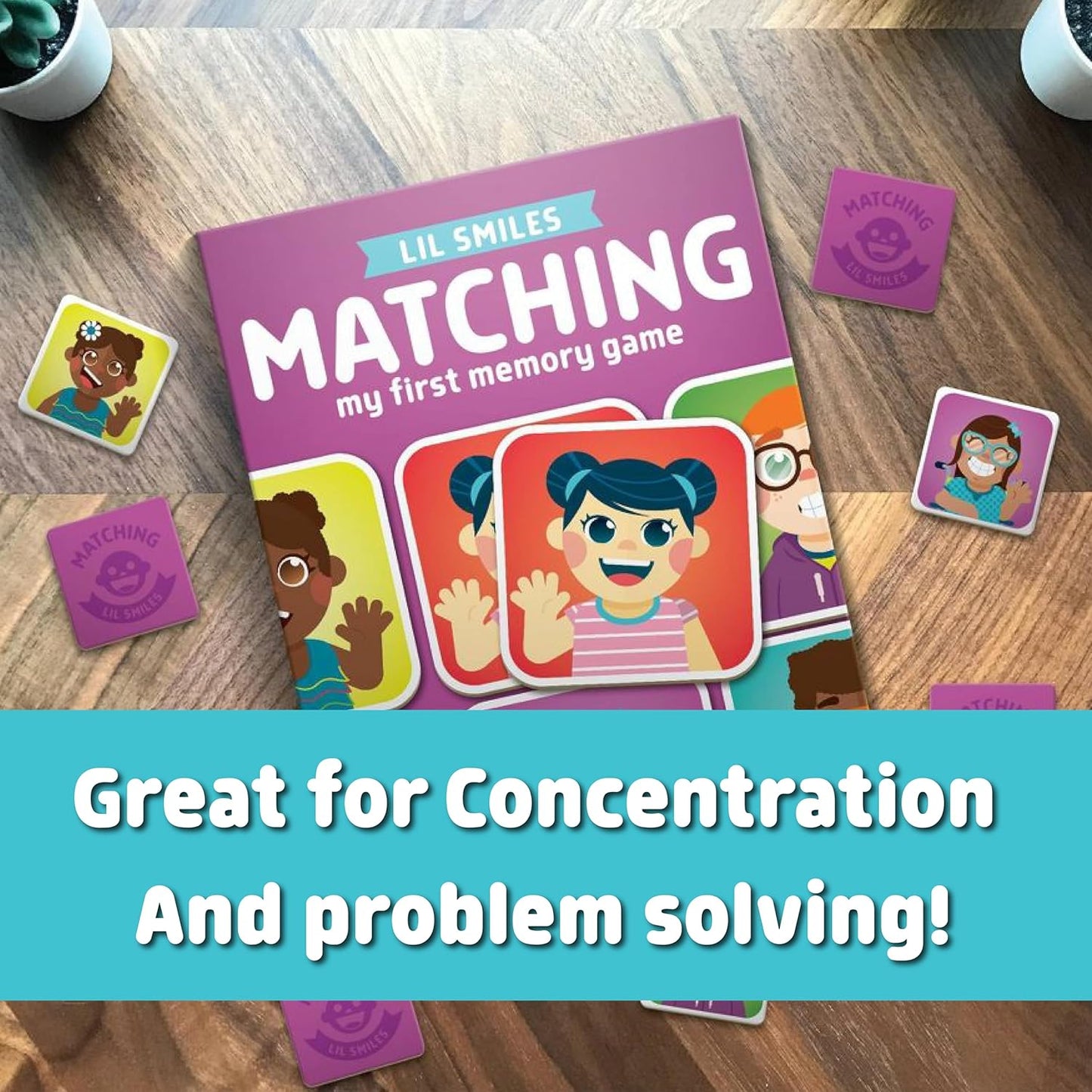 Chuckle & Roar Matching Game Lil Smiles Edition
