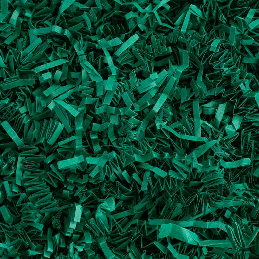MagicWater Crinkle Cut Paper for Gift Baskets - 2LB - Forest Green - Perfect for Shredded Paper Filler, Basket Filler, Gift Boxes, Bridesmaid Gifts, Halloween Stuffers & More – Ideal for All Occasions
