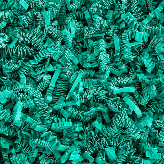 MagicWater Crinkle Cut Paper for Gift Baskets - 2LB - Teal - Perfect for Shredded Paper Filler, Basket Filler, Gift Boxes, Bridesmaid Gifts, Halloween Stuffers & More – Ideal for All Occasions