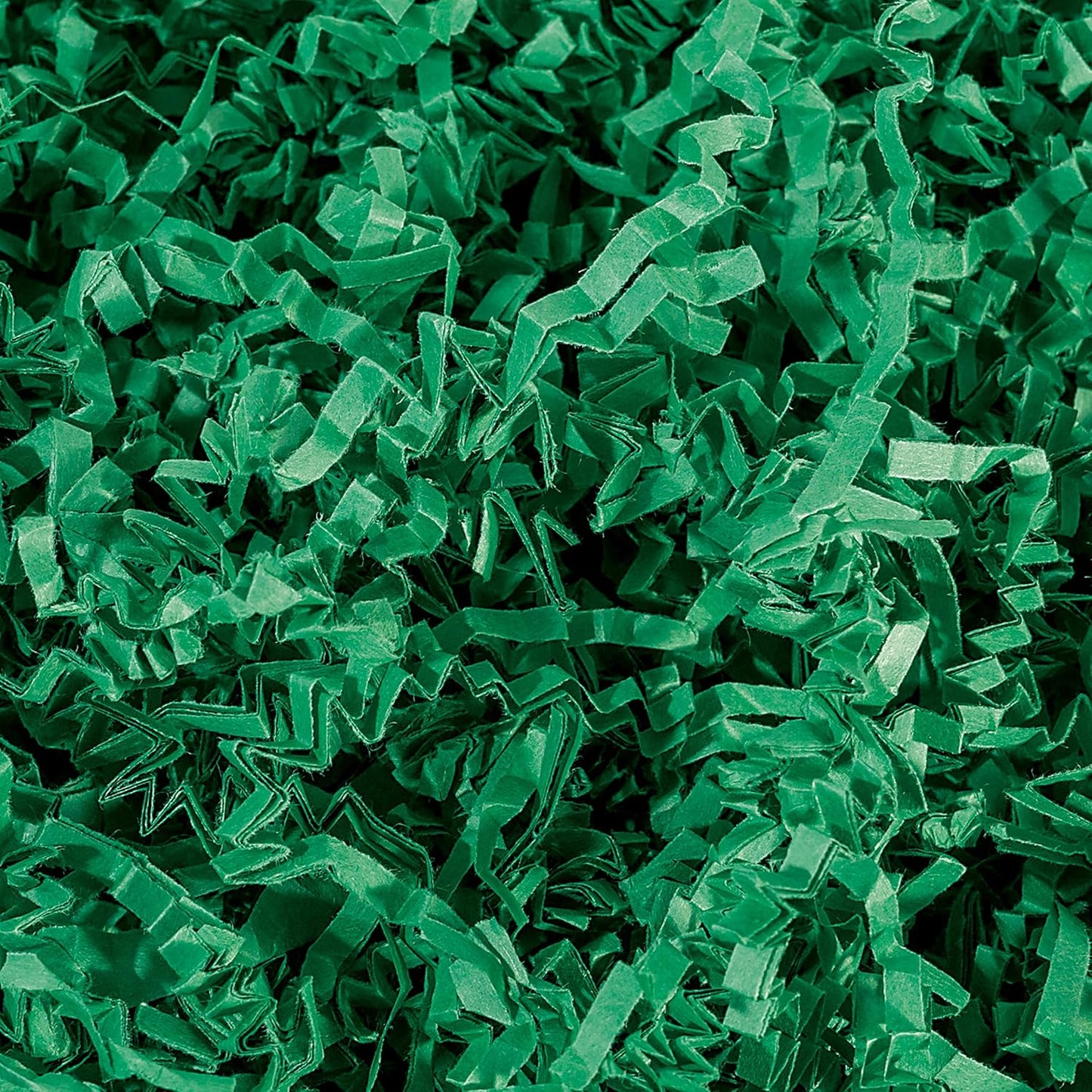 MagicWater Crinkle Cut Paper for Gift Baskets - 2LB - Green - Perfect for Shredded Paper Filler, Basket Filler, Gift Boxes, Bridesmaid Gifts, Halloween Stuffers & More – Ideal for All Occasions