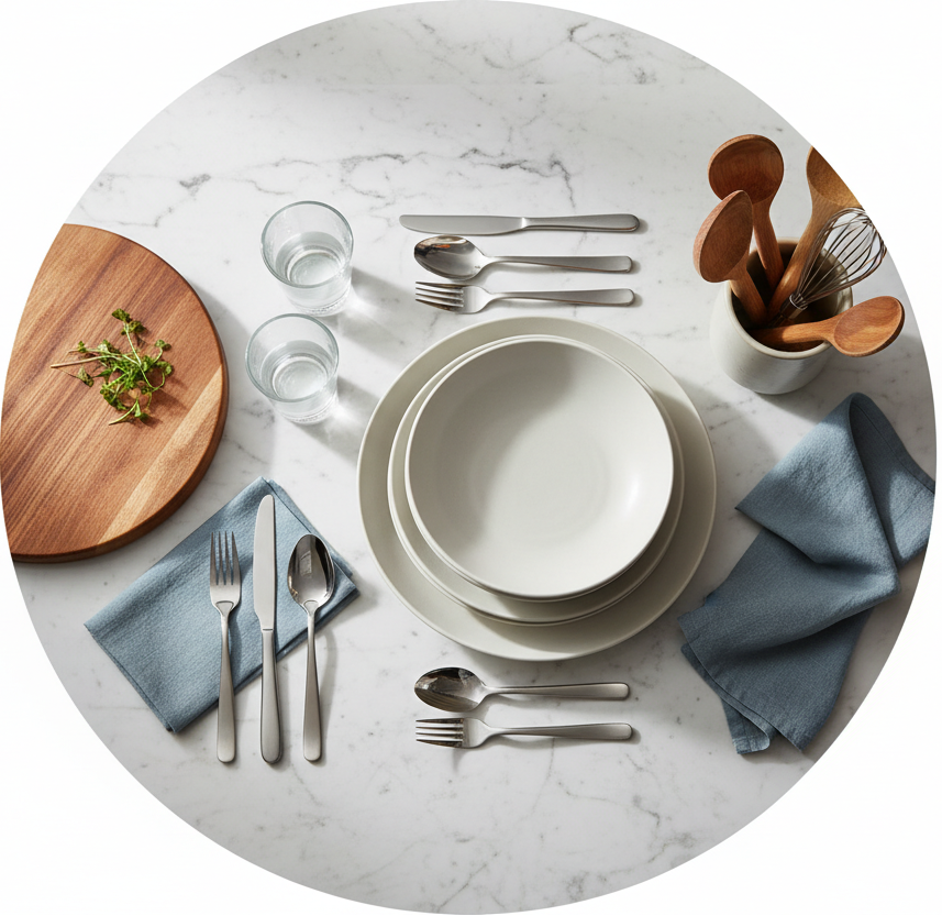 circle photo of Kitchen & Dining Essentials, make a real photo