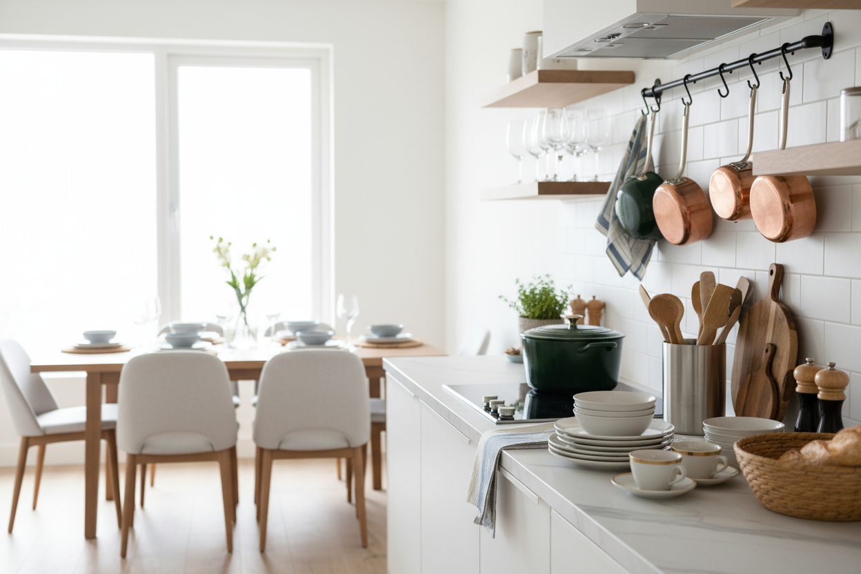 real photo of kitchen with Kitchen & Dining Essentials